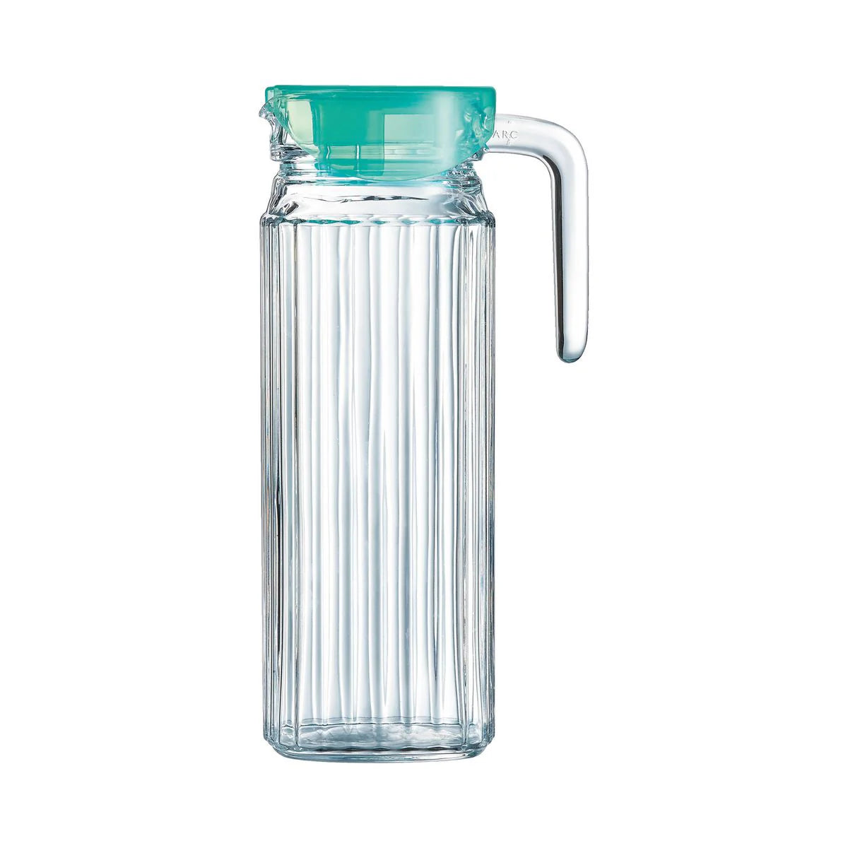 Set 2 Brocche In Vetro Da 1,8L Con Coperchio A Scatto Ermetico - Per Latte, Tè Freddo, Acqua E Succhi