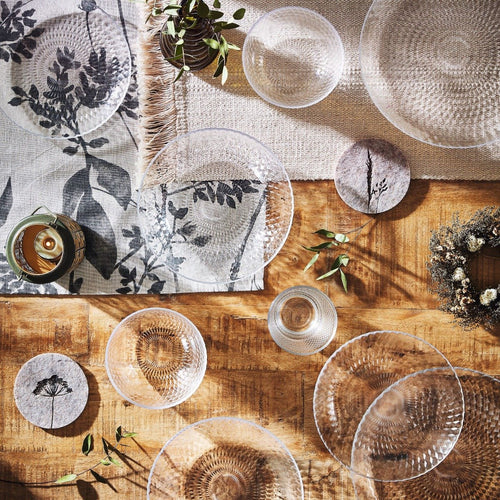 Service de table 25 pièces Pampille Transparent