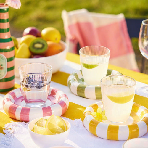 Ensemble carafe Funambule et 6 verres Stripy 31cl