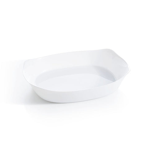 Plat de cuisson blanc 38 x 28 cm Smart Cuisine Carine - 2