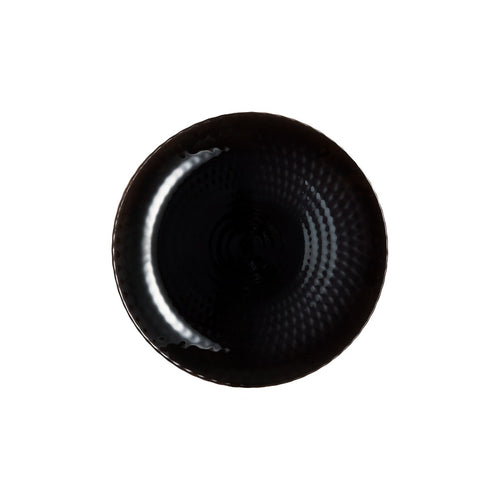 Assiette à dessert noire 19 cm Pampille