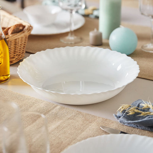 Plat blanc 28 cm Feston