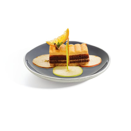 Assiette plate 16 cm Rocaleo Gris foncé