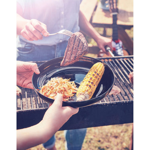 Assiette à couscous noire 21 cm Friend