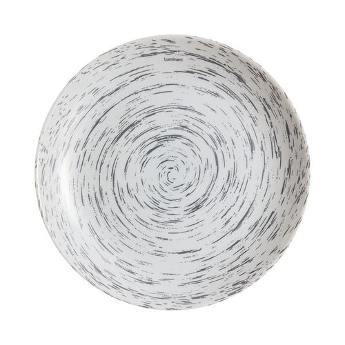 Assiette à dessert grise 19 cm Stratis