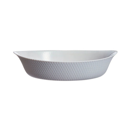 Plat ovale 29x17cm Smart Cuisine Wavy Granit