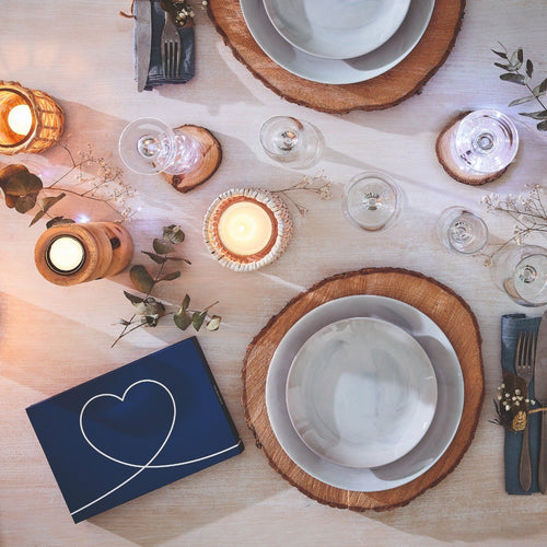 Set 6 diwali Marble Hollow Granite