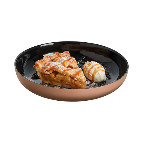 Assiette à dessert couleur noisette 21 cm Moka Délice