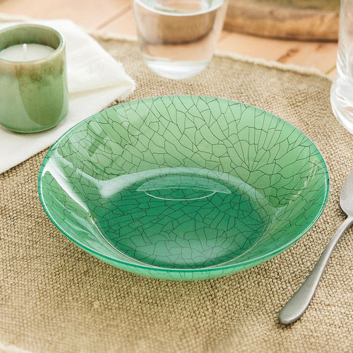 Assiette creuse verte 20 cm Mindy Green
