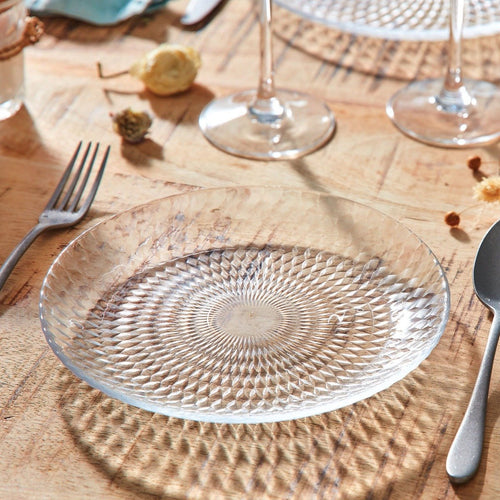 Service de table 25 pièces Pampille Transparent