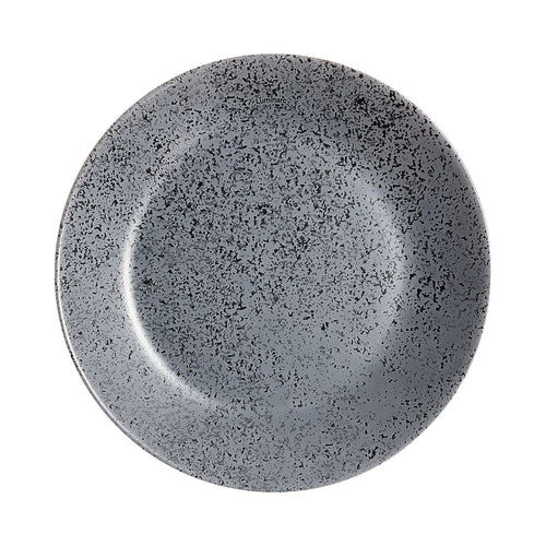 Assiette à dessert noire 18 cm Slate