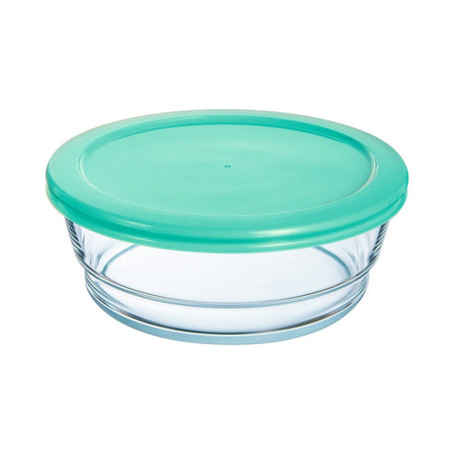 Coupelle 135 cl Eat & Joy avec couvercle turquoise