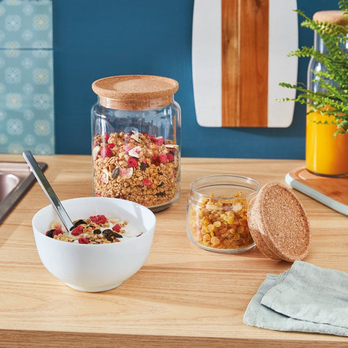Lot de deux pots de conservation Pure Jar Cork - 1L + 0,5L - 2