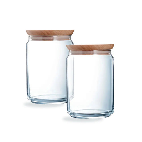 2 pieces PureJAr Wood