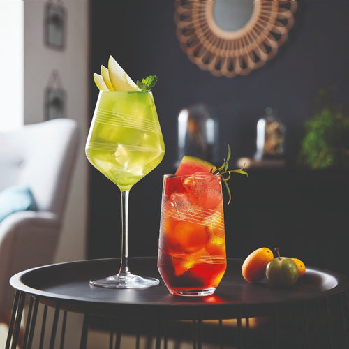 8 verres à eau 40 cl Intense