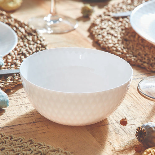 Coupelle blanche 13 cm Pampille