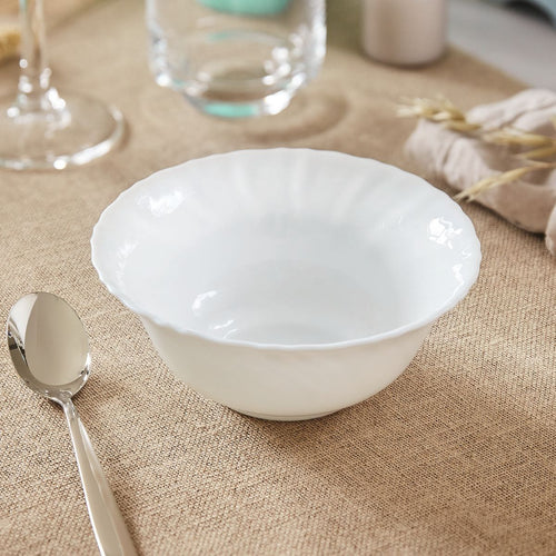 Coupelle blanche 12 cm Feston - 2