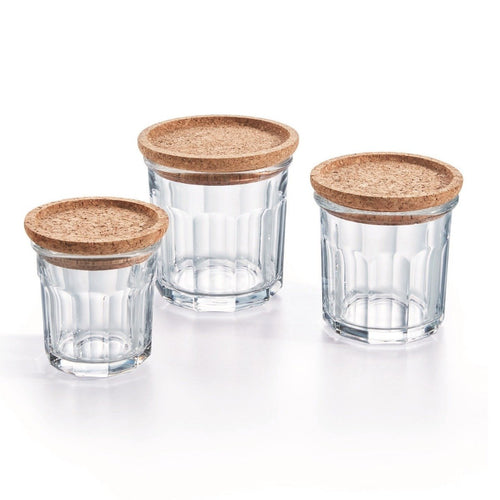 Lot de 3 pots à épices Storing Box Cork - 42 + 32 + 18 cl