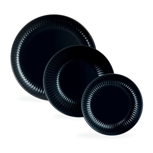 Service de 18 pcs Cottage Noir