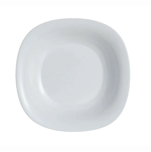 Assiette creuse grise 21 cm Carine