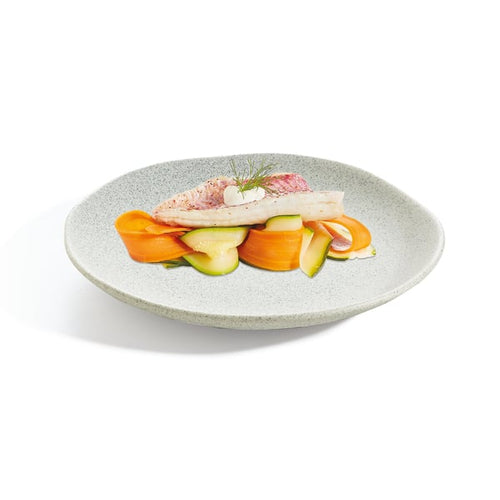 Assiette plate 22,8 cm Rocaleo Nature