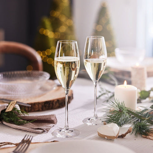 Ensemble de 12 verres à pied 47 cl et flûtes à champagne 24 cl Cheer Up