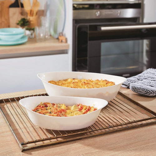 Lot de 3 plats à four ovales Smart Cuisine Carine 250°C