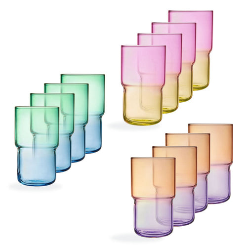 Ensemble 12 verres Candy Mix