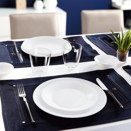 Service de table 18 pièces Harena Blanc - 2