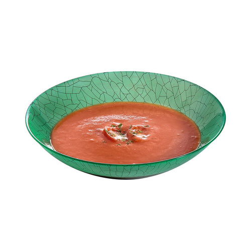 Assiette creuse verte 20 cm Mindy Green