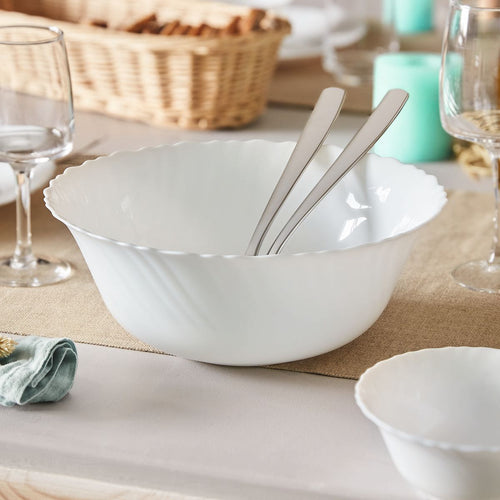 Saladier blanc 25 cm Feston