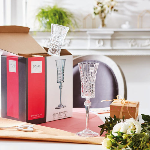 4 flûtes 15 cl Lady Diamond - 2