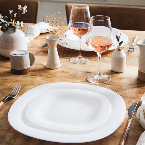 Service de table 18 pièces Carine blanc - 2