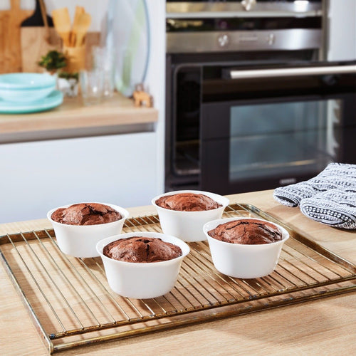 Baking Set - 1 baking dish + 4 ramekins + 1 pie server