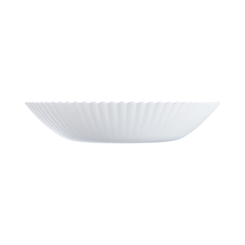 Assiette creuse blanche 20 cm Bloom