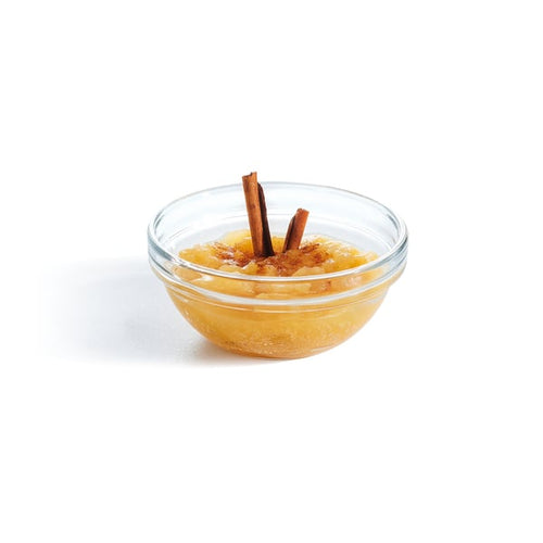 Round glass salad bowl 10.3 cm Stackable 24 cl