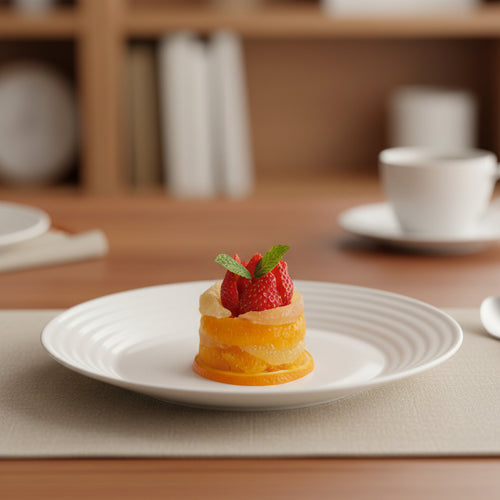 Piatto da dessert bianco Harena 19 cm - 2