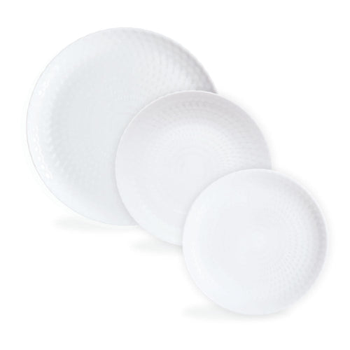 Service de table 18 pièces Pampille blanc