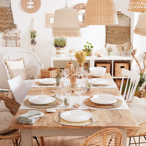 Service de table 25 pièces Ammonite Blanc