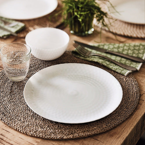 Service de table 19 pièces Pampille blanc