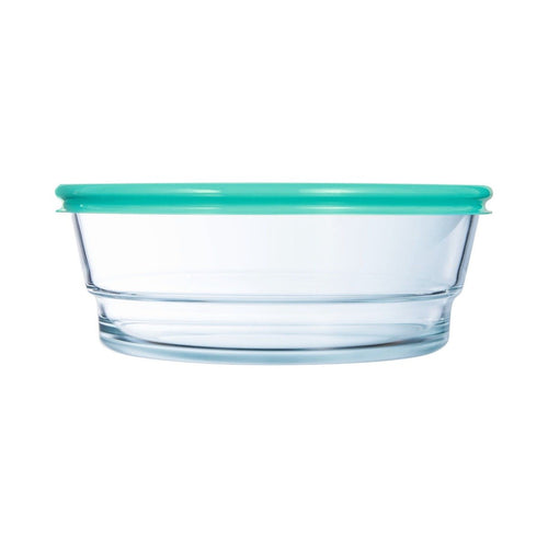 Coupelle 135 cl Eat & Joy avec couvercle turquoise