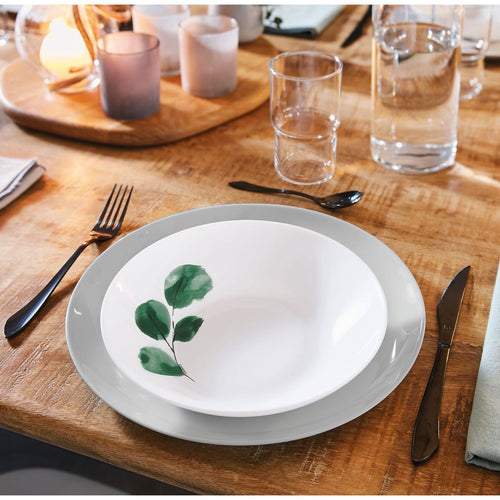 Assiette creuse 20 cm Eucalyptus - 2