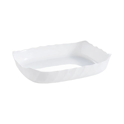 Plat de cuisson blanc 29 x 23 cm Smart Cuisine Trianon