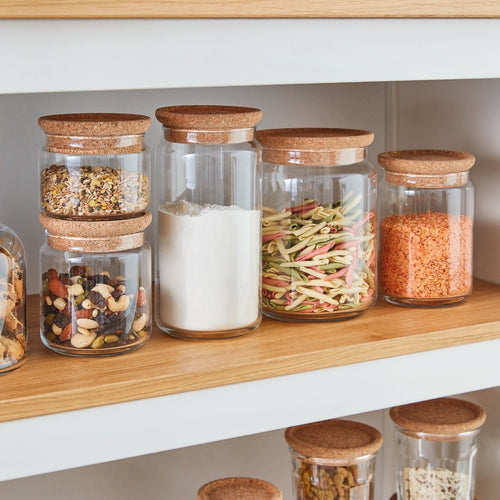 Lot de deux pots de conservation Pure Jar Cork - 1L + 0,5L