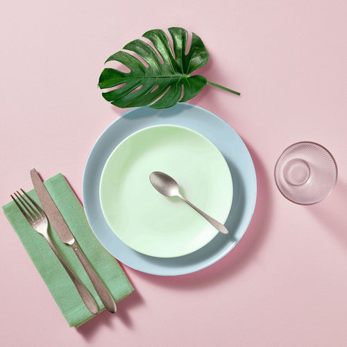 Assiette plate 25 cm Diwali Paradise Blue