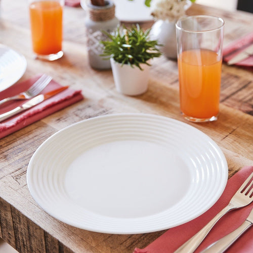 Service de table 18 pièces Harena Blanc