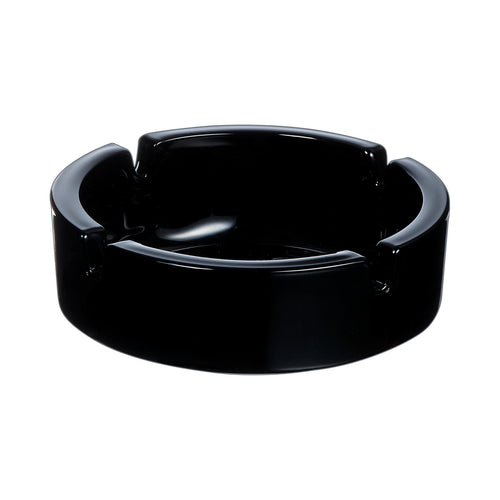Black ashtray 107 Stackable