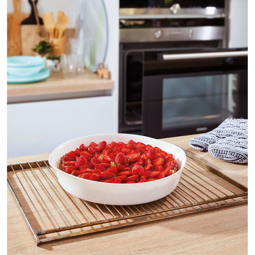 Moule à tarte Blanc 28 cm Smart Cuisine Carine