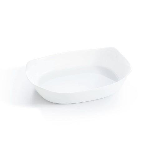 Plat de cuisson blanc 30 x 22 cm Smart Cuisine Carine - 2