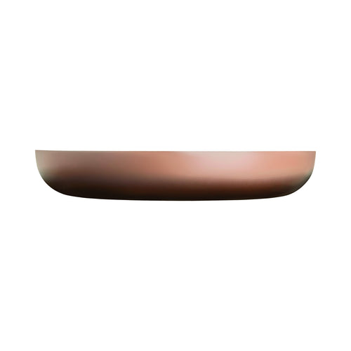 Assiette plate couleur noisette 25 cm Moka Délice